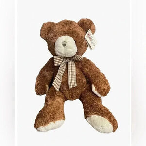March of Dimes Bean Bag for Babies Vintage 2003 Brown Teddy Bear Plush